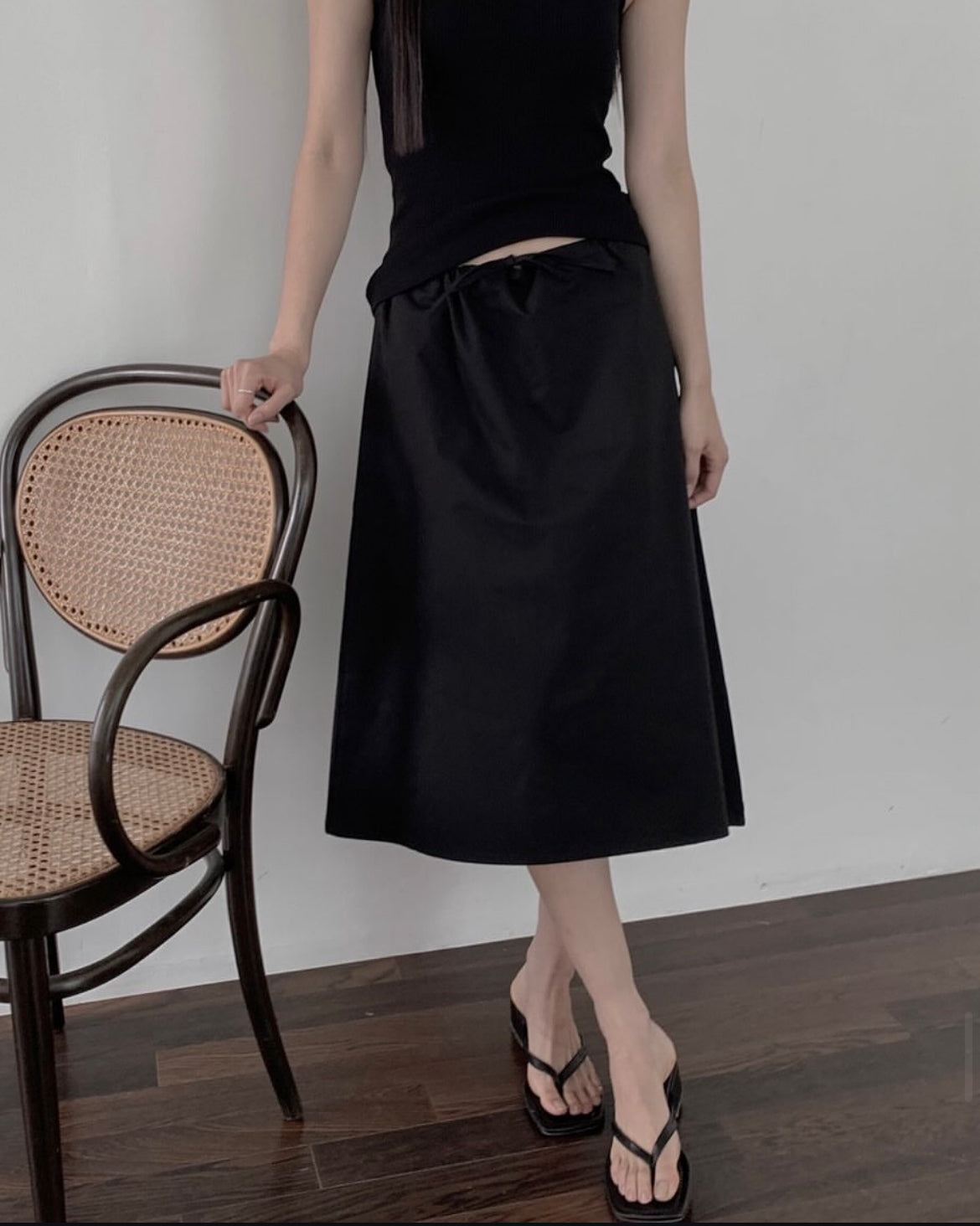 【COLOR iN ID】Ir unbalanced string skirt String Unbalanced Skirt – La Palette