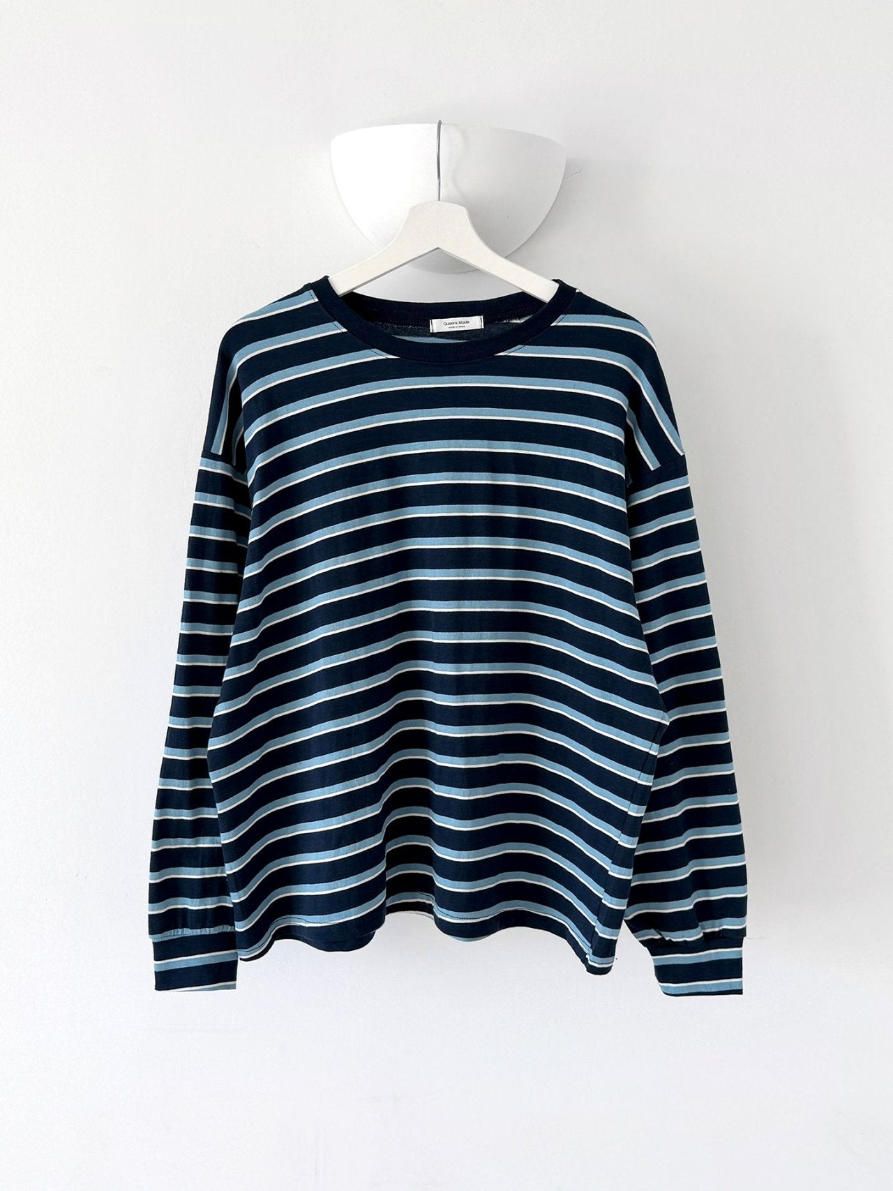Classic Stripe Oversized Long Sleeve Tee