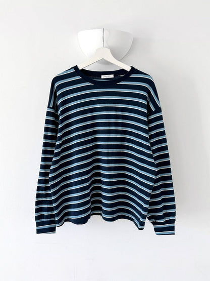 Classic Stripe Oversized Long Sleeve Tee