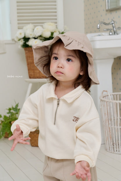 Kids Zip Neck Sweater