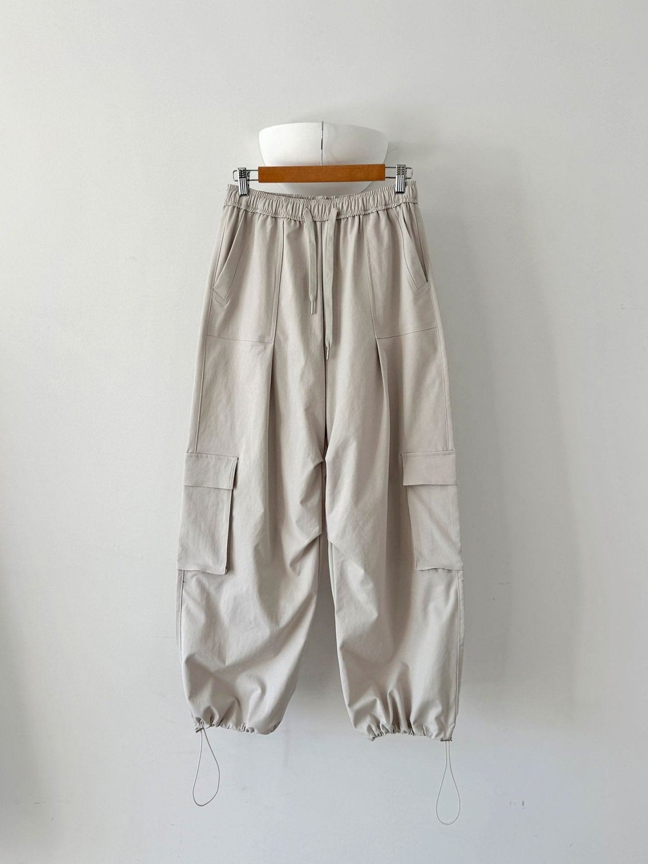 Wide Cargo Parachute Pants