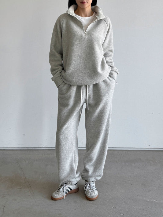 Cozy Fleece Half-Zip Lounge Set