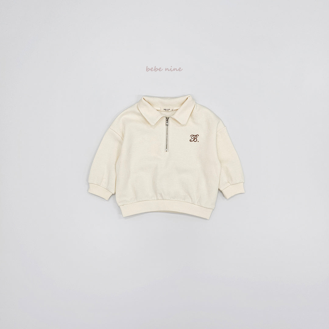 Kids Zip Neck Sweater