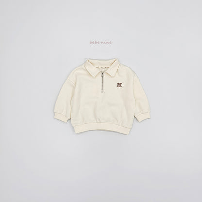 Kids Zip Neck Sweater