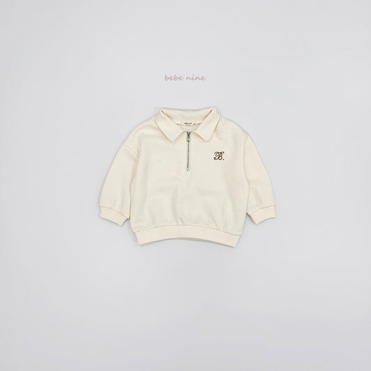Kids Zip Neck Sweater