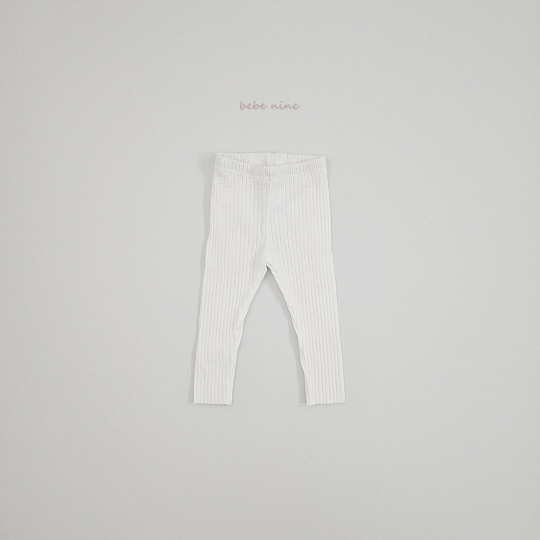 Basic Ribbed Leggings