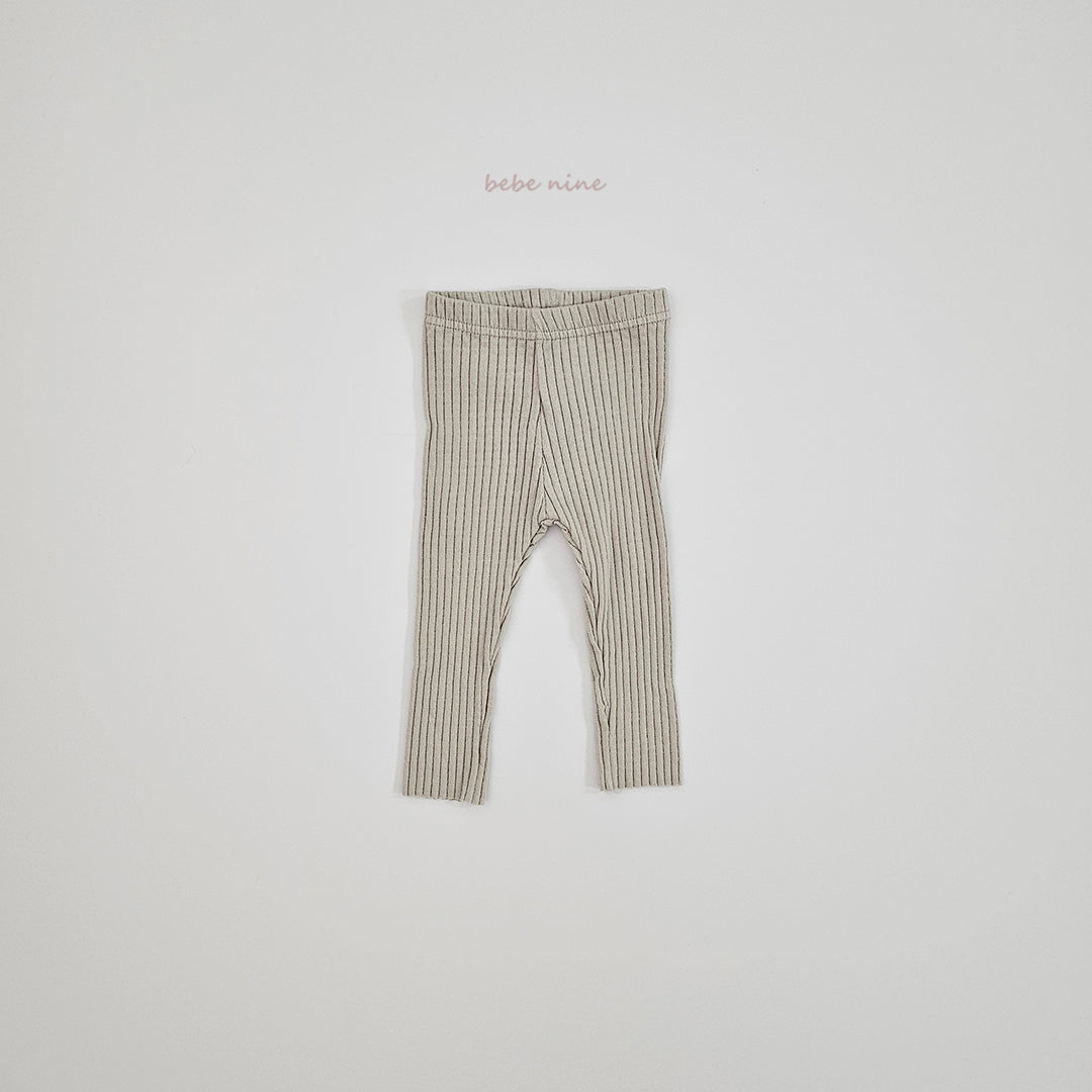 Basic Ribbed Leggings