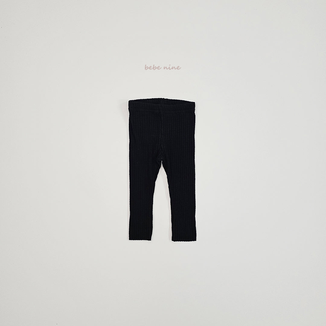 Basic Ribbed Leggings