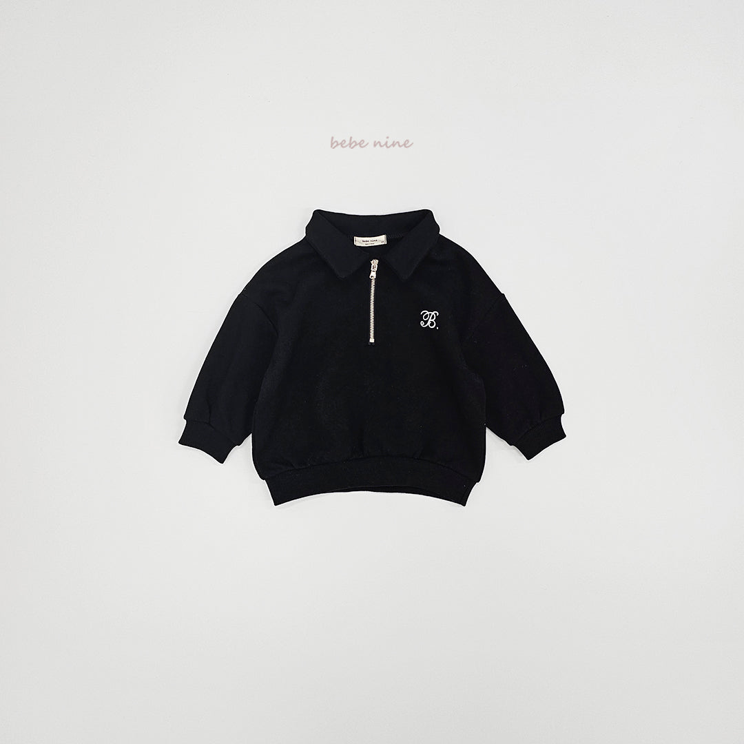 Kids Zip Neck Sweater