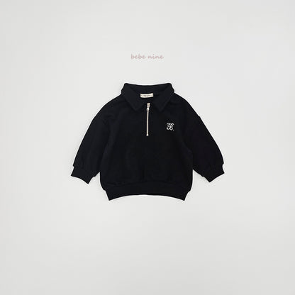 Kids Zip Neck Sweater