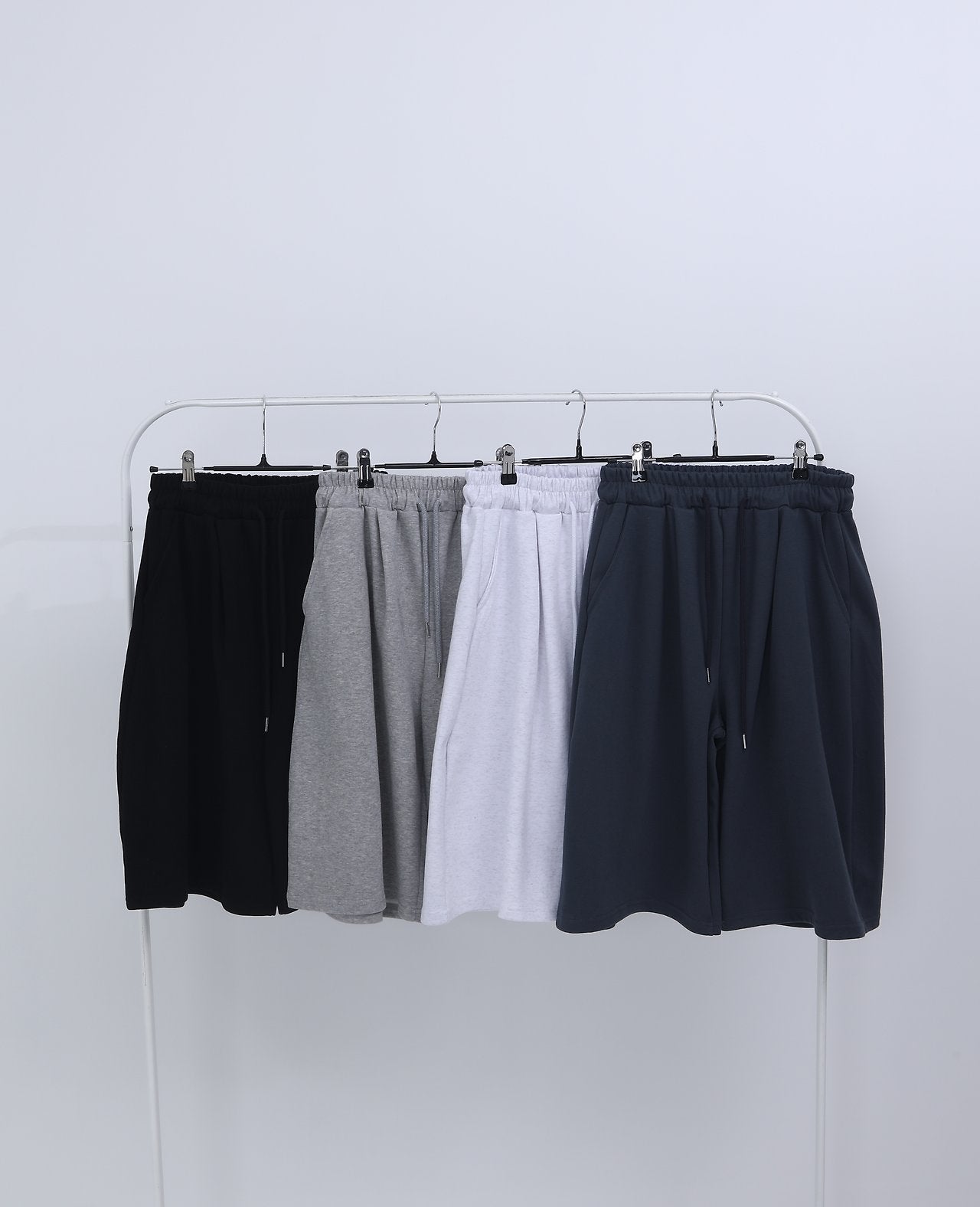 Wide Leg Sweat Bermuda Shorts