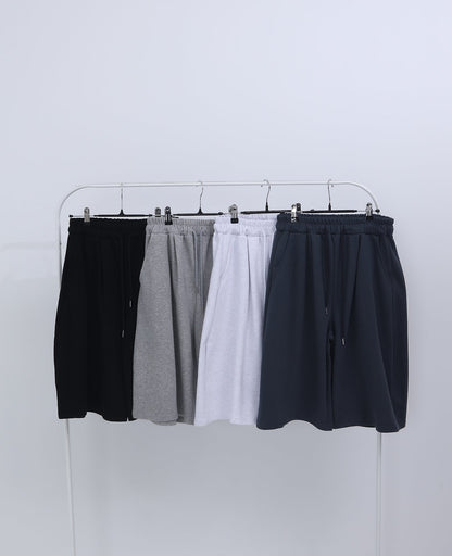 Wide Leg Sweat Bermuda Shorts