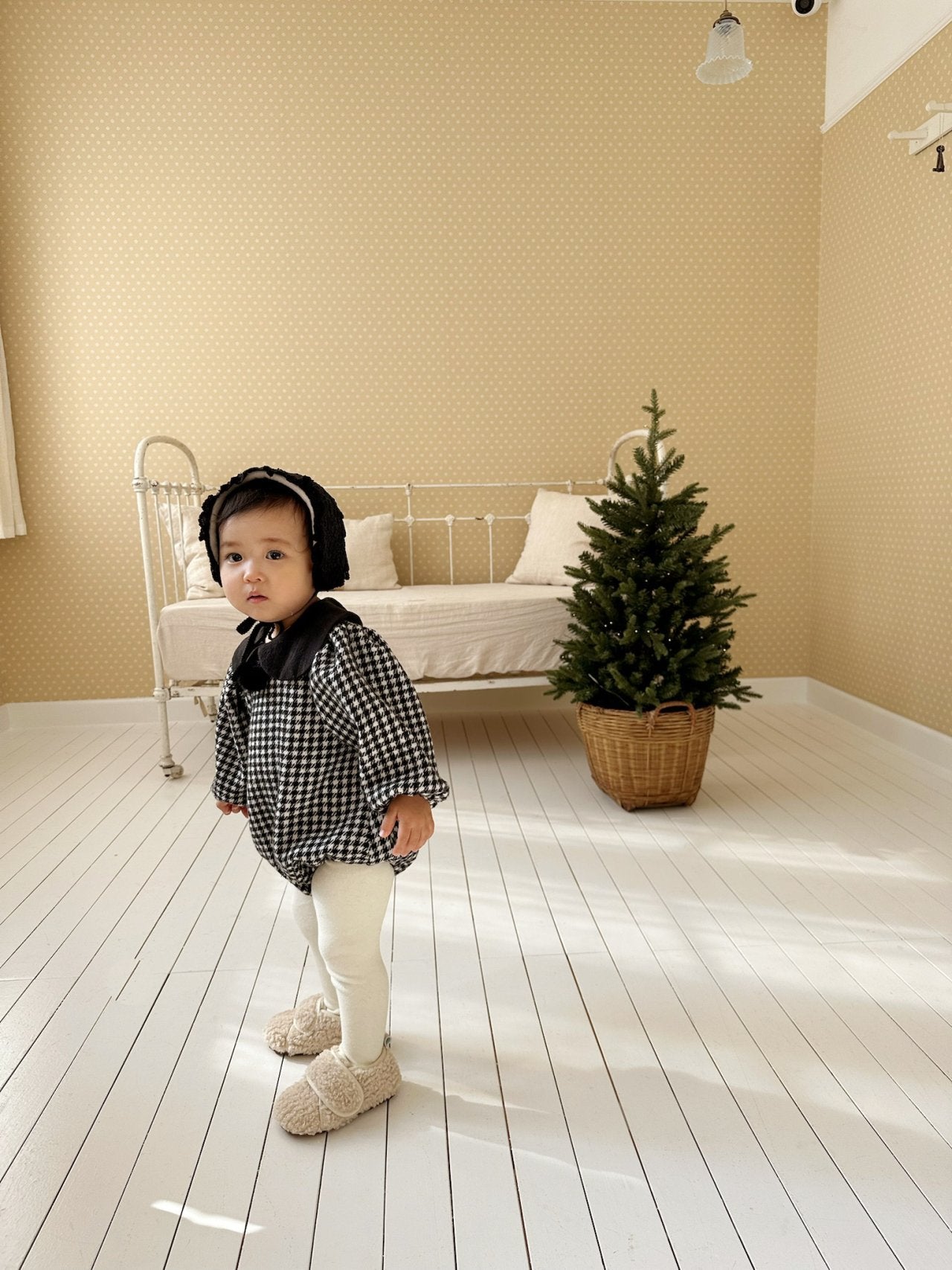 Kids Checkered Bodysuit