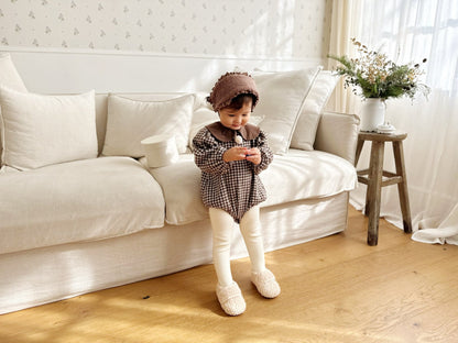 Kids Checkered Bodysuit