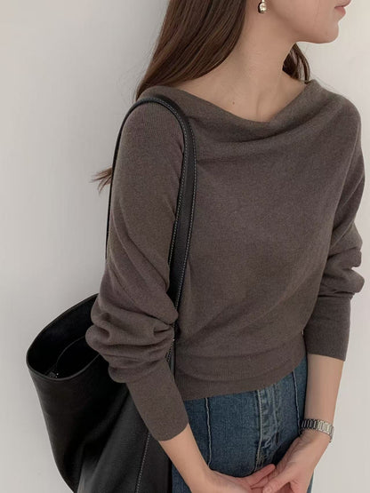 Draped Knit Top