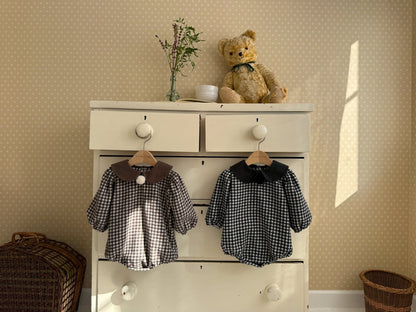 Kids Checkered Bodysuit