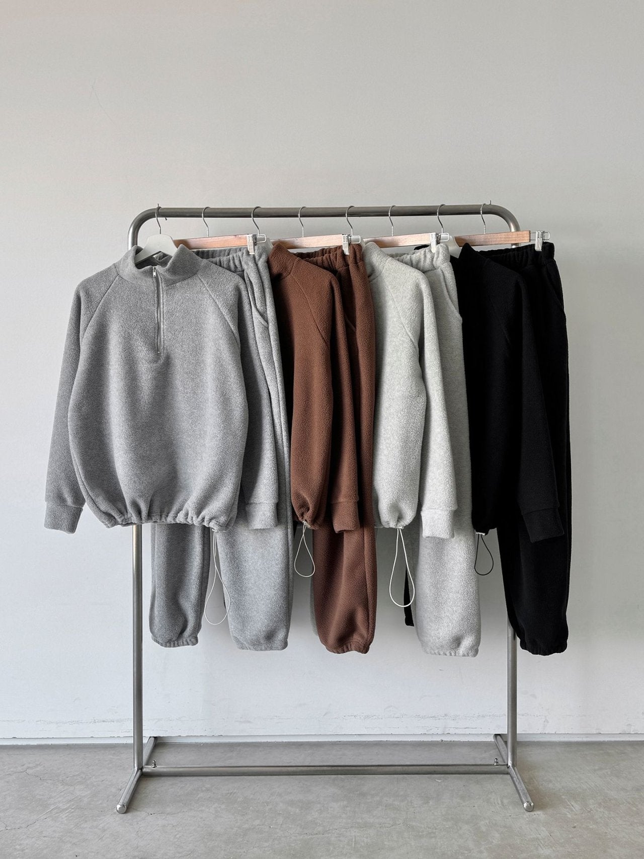 Cozy Fleece Half-Zip Lounge Set