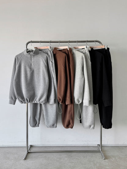 Cozy Fleece Half-Zip Lounge Set