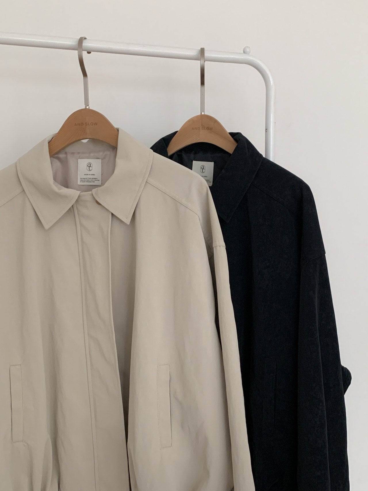 Ribbed Blouson Jacket