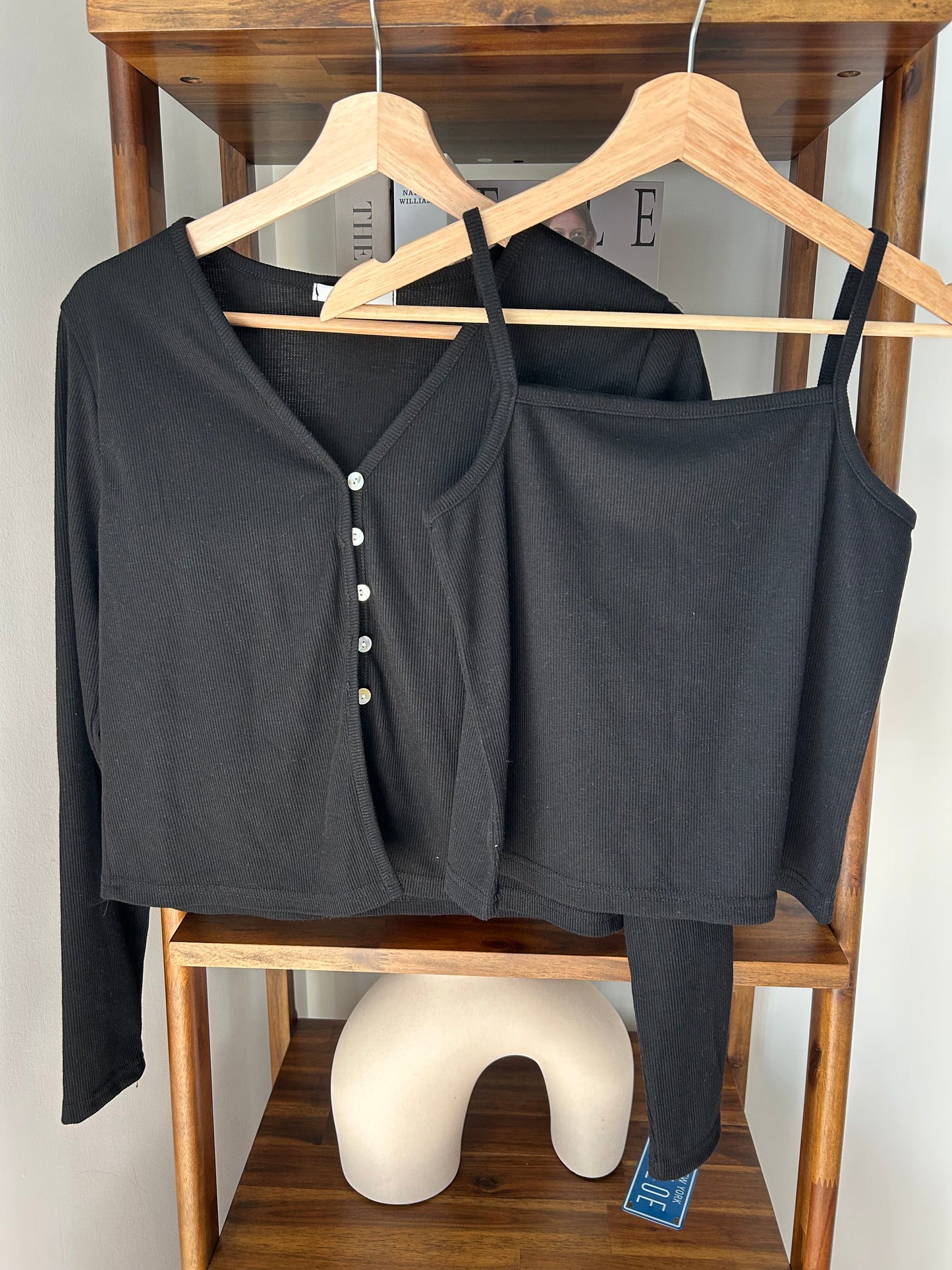 Cardigan + Tank Top Set