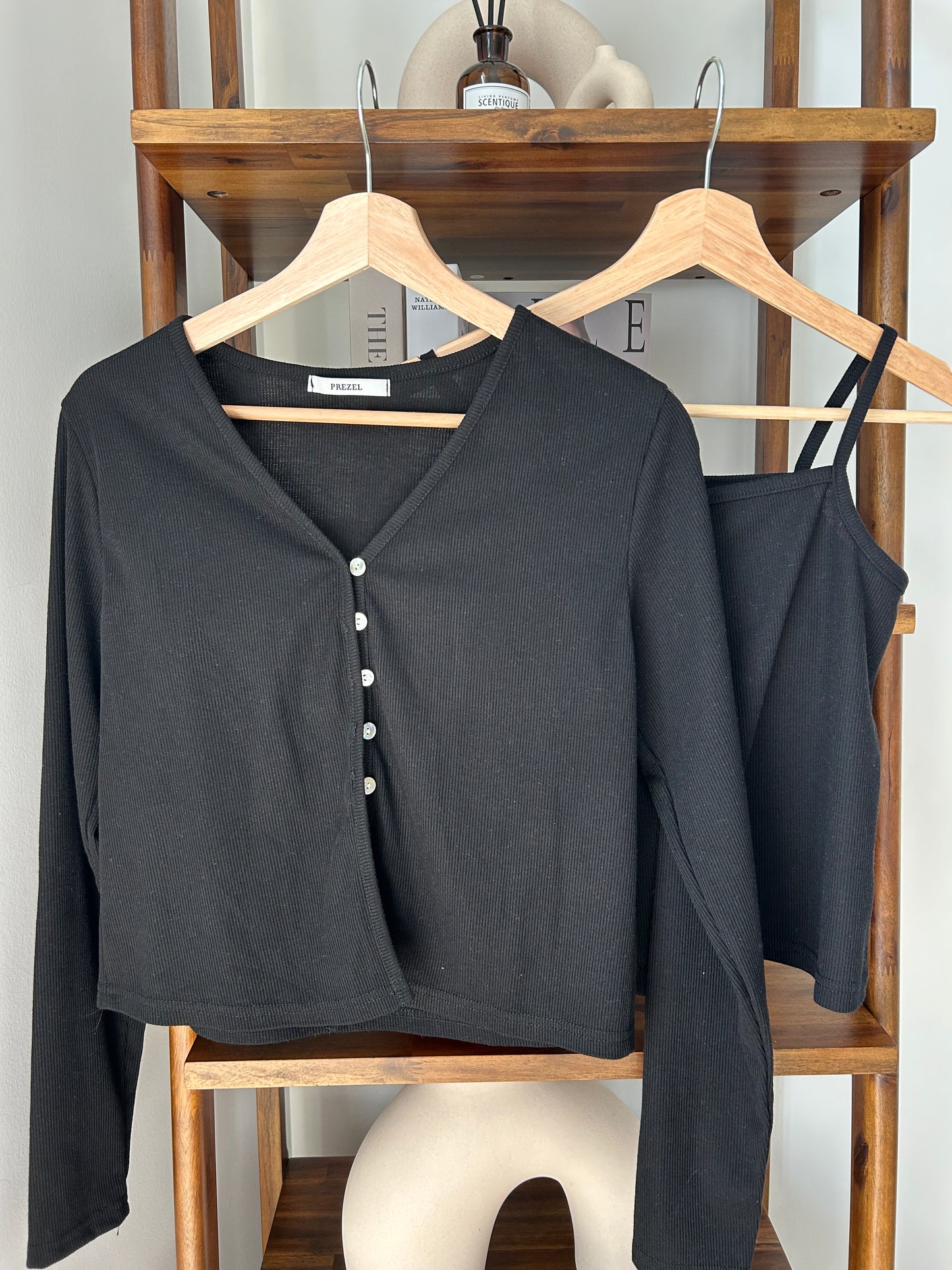 Cardigan + Tank Top Set