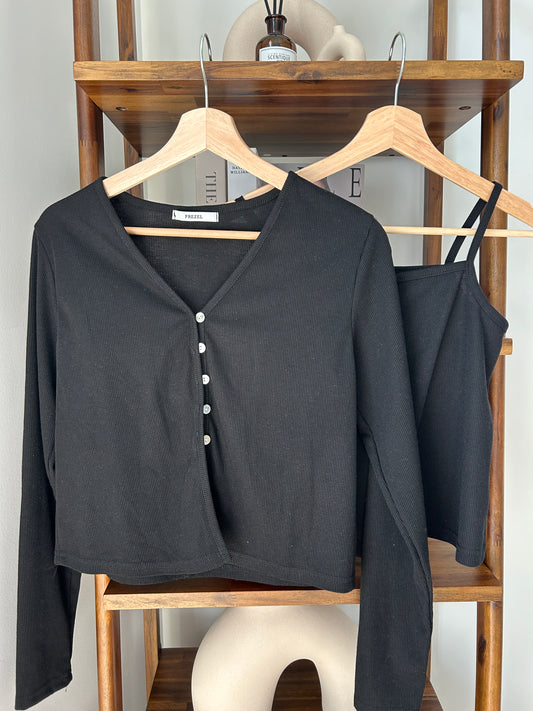 Cardigan + Tank Top Set
