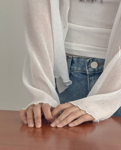 Sheer Cardigan