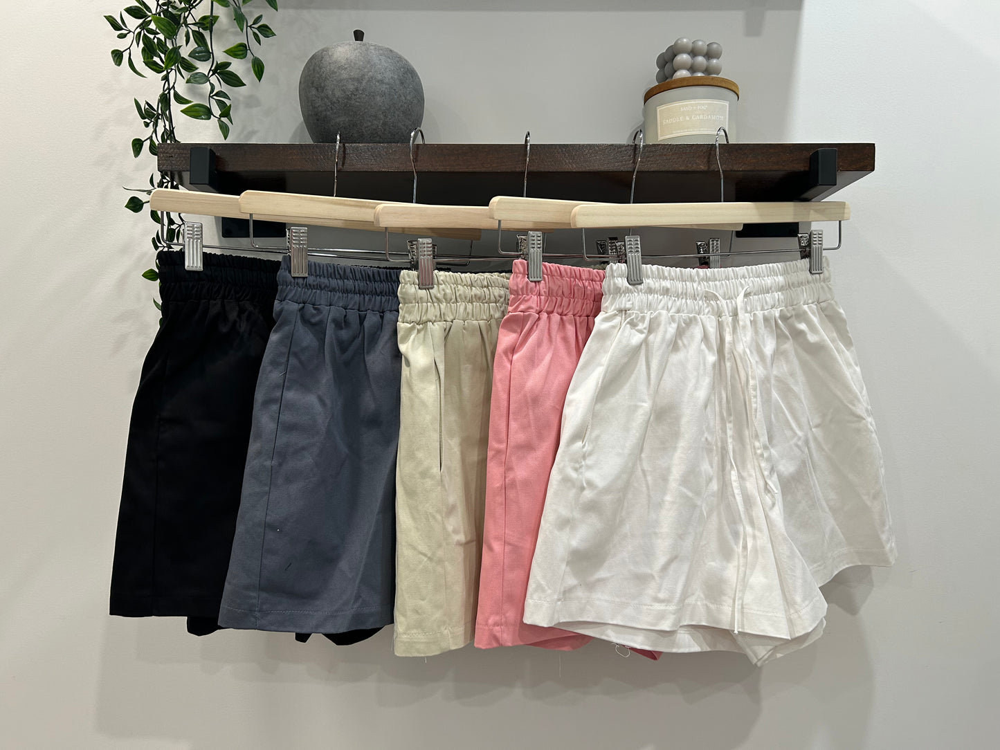 Stretch Waist Shorts
