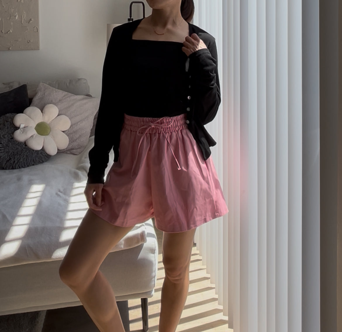 Stretch Waist Shorts