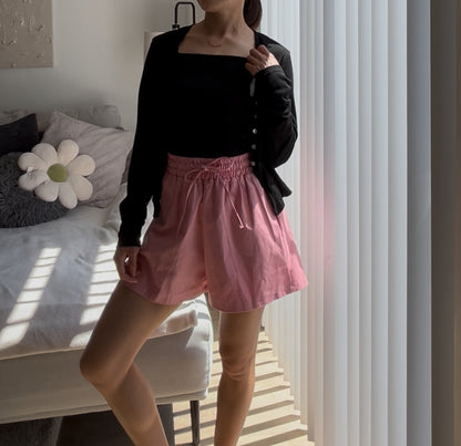 Stretch Waist Shorts