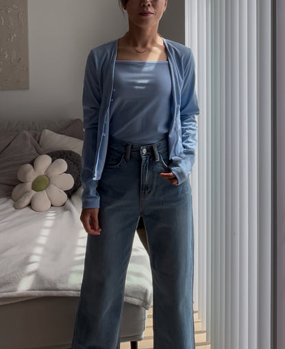 Tank Top and Cardigan Set