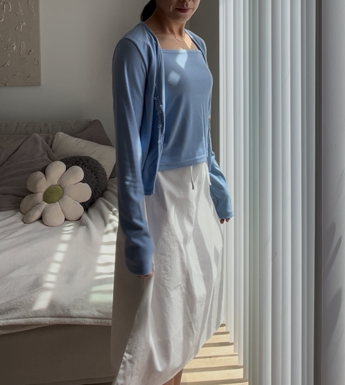 Tank Top and Cardigan Set