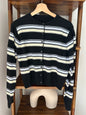 Striped Cashmere Cardigan