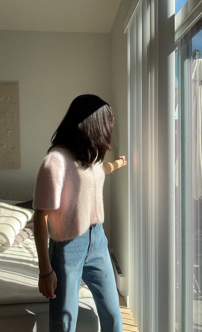 Soft Fuzzy Knit Cardigan