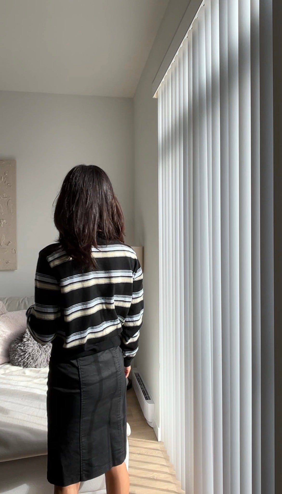 Striped Cashmere Cardigan
