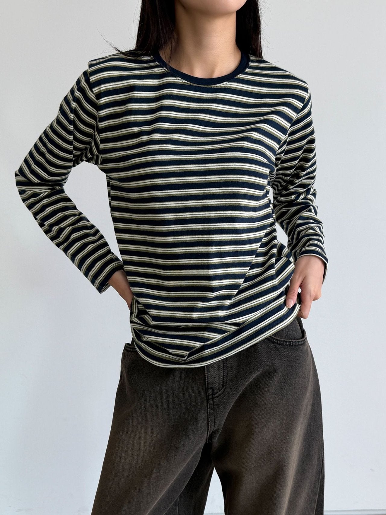 Classic Stripe Long-Sleeve Tee