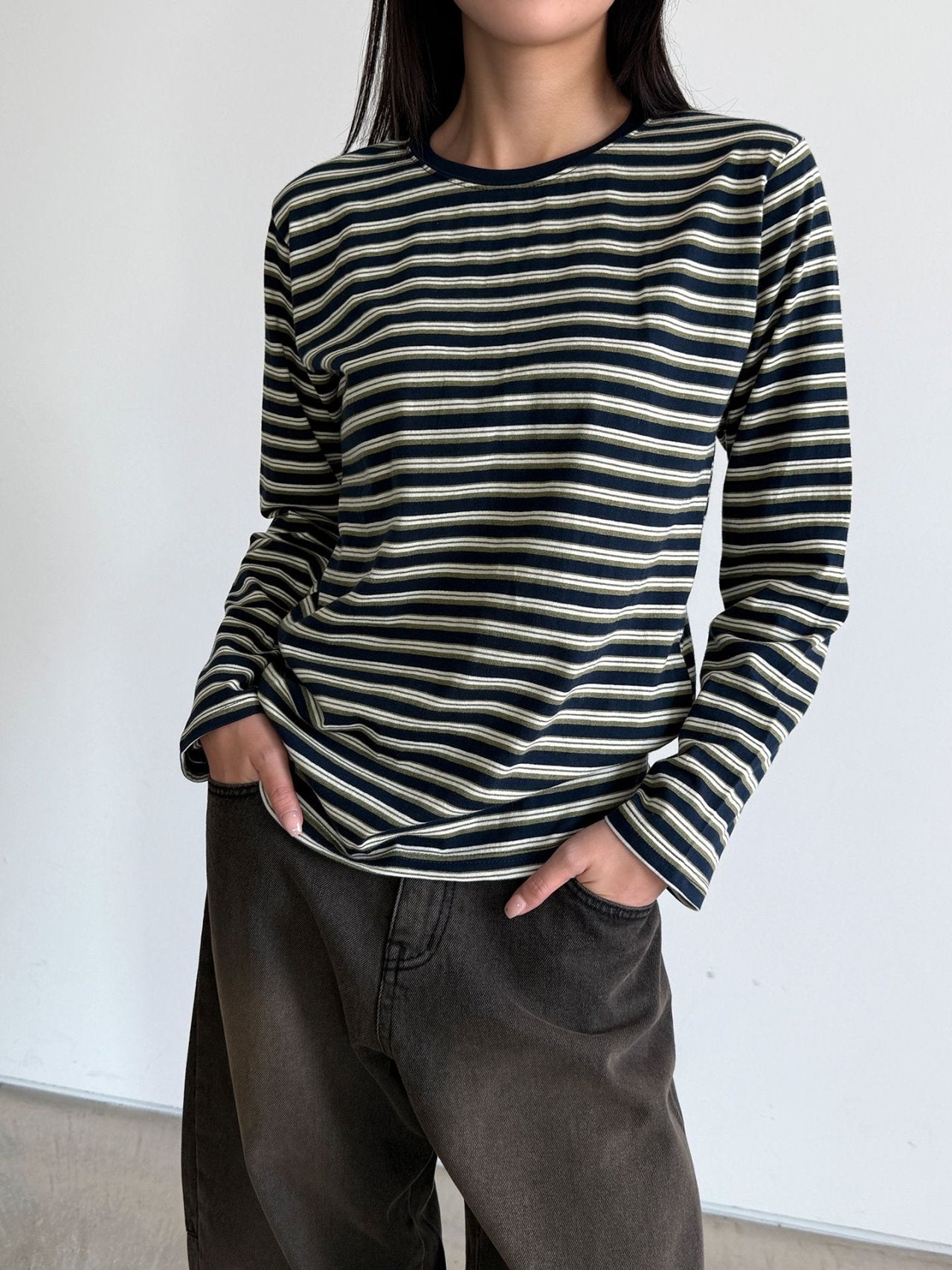 Classic Stripe Long-Sleeve Tee