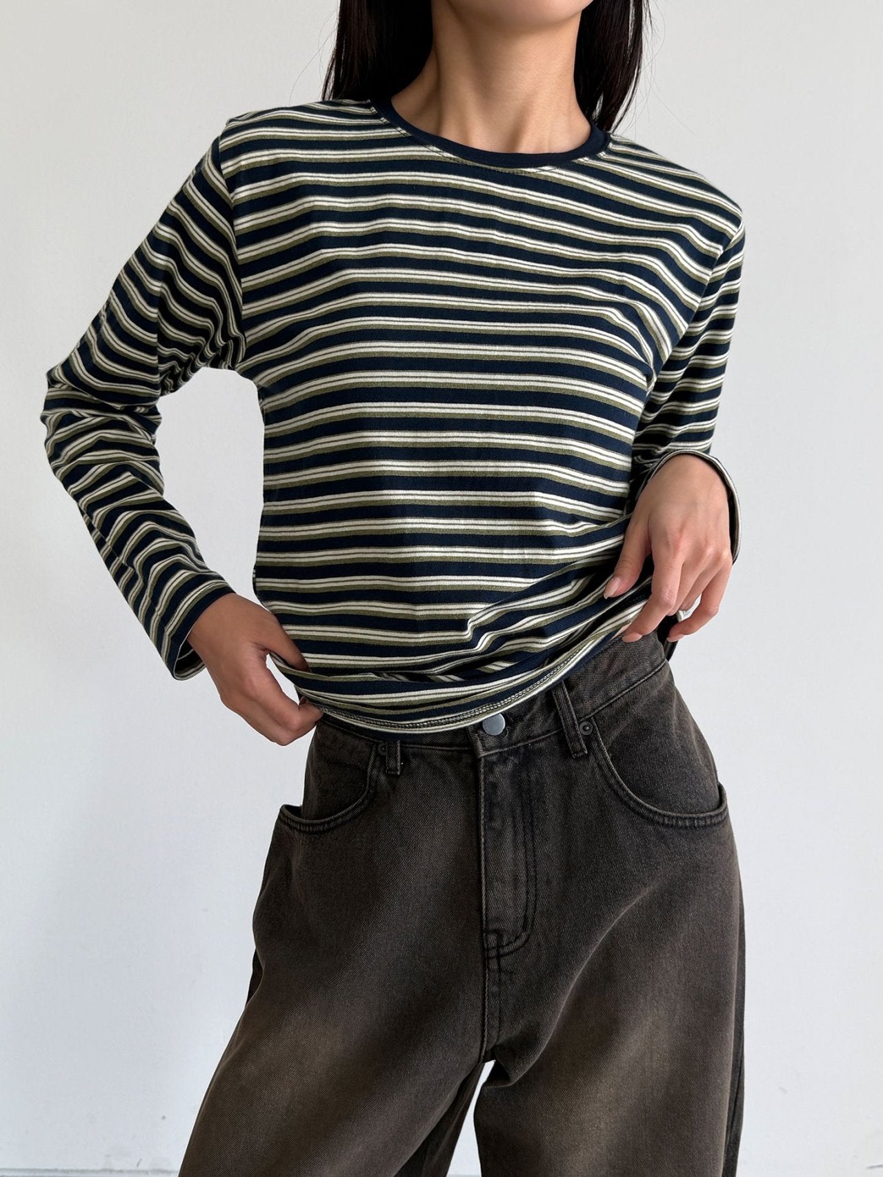 Classic Stripe Long-Sleeve Tee