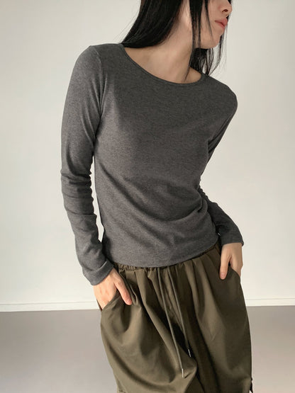 Essential Fitted Long-Sleeve Tee