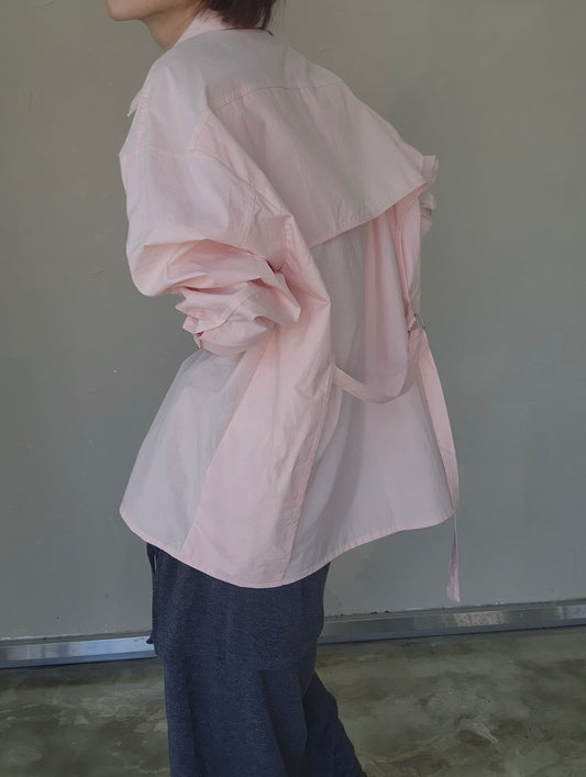 D-Ring Back Oversized Shirt