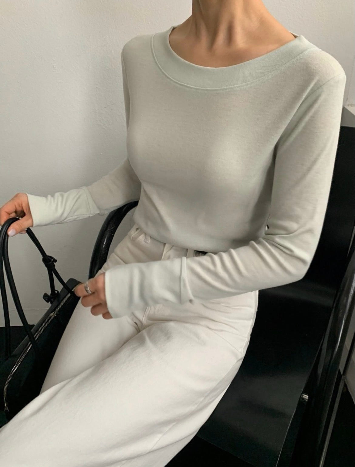 Bold Slim Ribbed Top