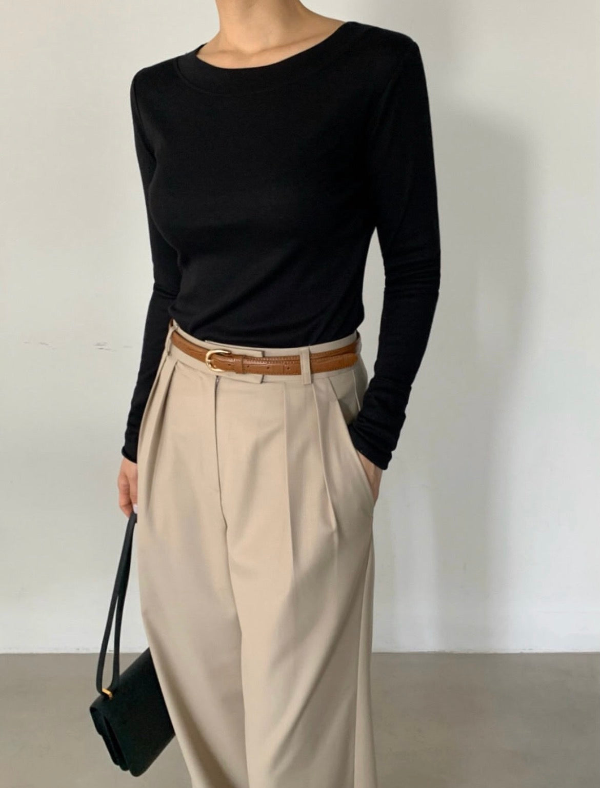 Bold Slim Ribbed Top