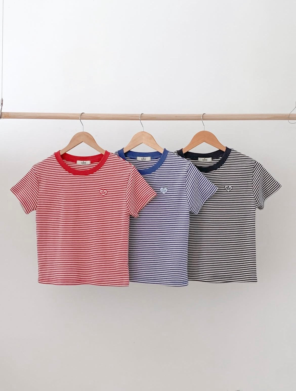 Stripe Cropped T-Shirt