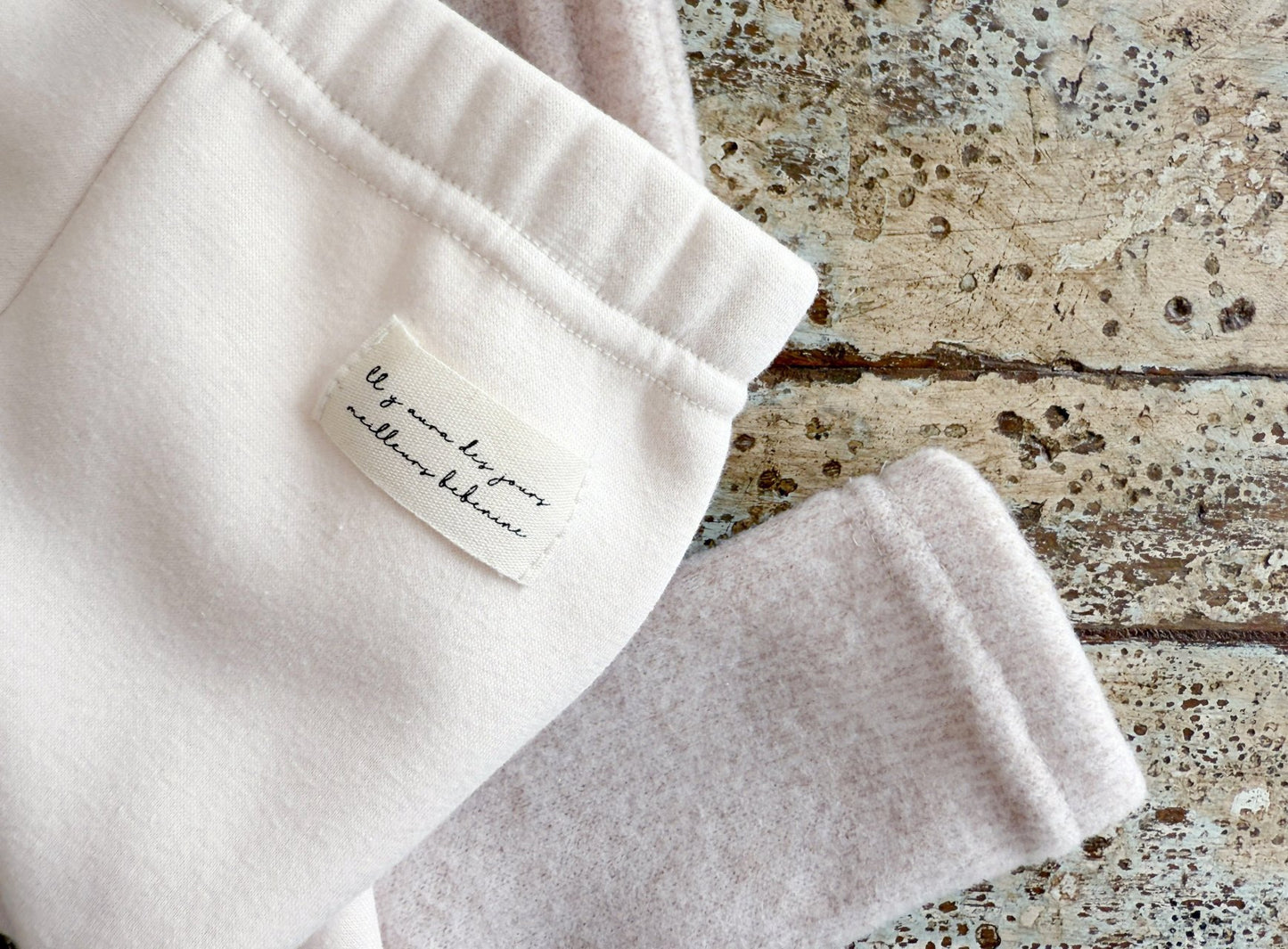 Two-Tone Fleece Leggings