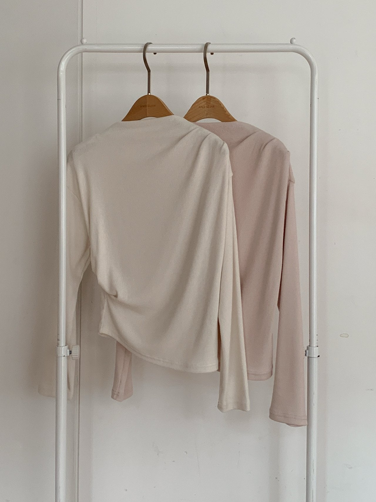 Soft Drape Mock Neck Top