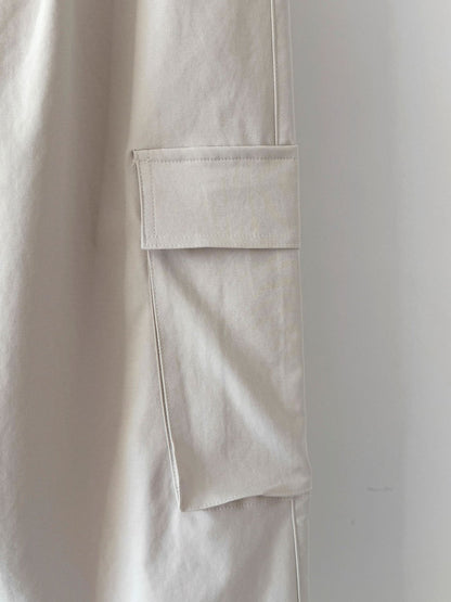 Wide Cargo Parachute Pants