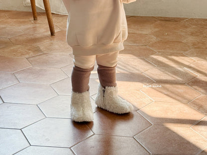 Two-Tone Fleece Leggings