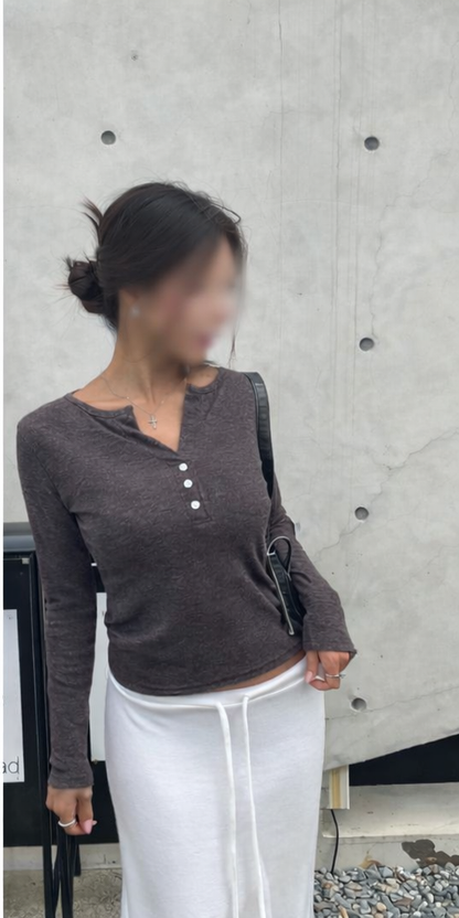 Essential Long-Sleeve Henley